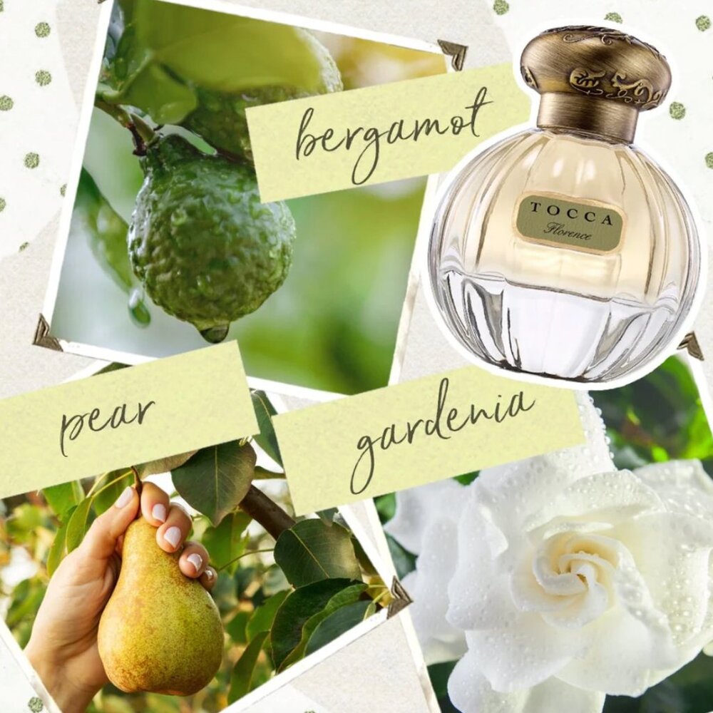 TOCCA Florence Hand Cream Classic Floral Bergamot Gardenia-Travel 45ml,1.5oz-NEW - Picture 3 of 11